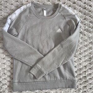 Adidas Tiro Tape Crewneck Logo Sleeve Sweatshirt